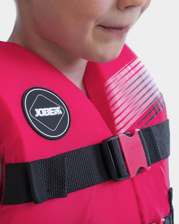 Vattensportväst för barn JOBE Nylon Vest Youth 50N Kids Hot Pink Flytväststorlek: One-Size (30 - 40 kg)