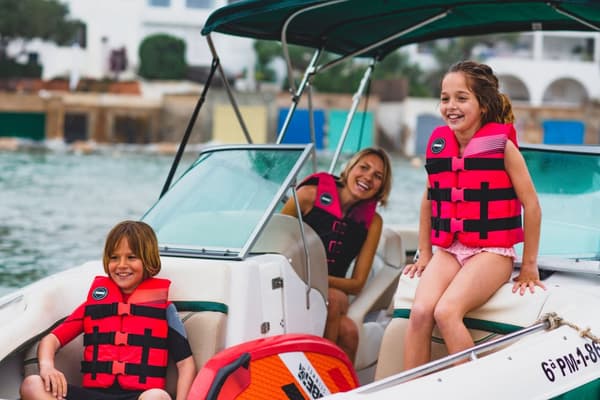 Vattensportväst för barn JOBE Nylon Vest Youth 50N Kids Hot Pink Flytväststorlek: One-Size (30 - 40 kg)
