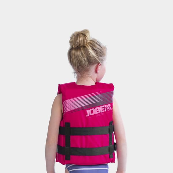 Vattensportväst för barn JOBE Nylon Vest Youth 50N Kids Hot Pink Flytväststorlek: One-Size (30 - 40 kg)