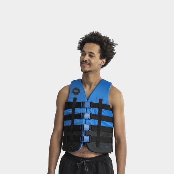 Vattensportväst JOBE 4 Buckle Vest 50N Blue Flytväststorlek: Medium (62 - 70 kg)