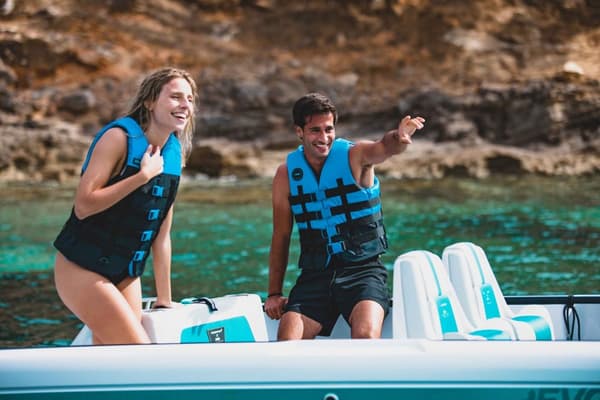 Vattensportväst JOBE 4 Buckle Vest 50N Blue Flytväststorlek: X-Large (85 - 95 kg)