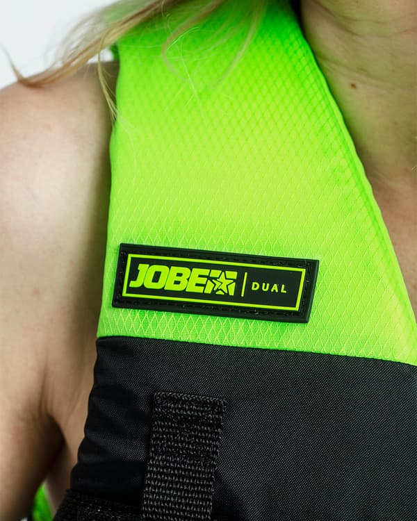 Vattensportväst JOBE Dual Vest 50N Light Lime Green Flytväststorlek: XXXX-Large/XXXXX-Large (105 - 115 kg)