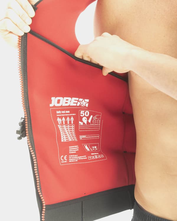 Vattensportväst JOBE Unify Vest Men 50N Red Flytväststorlek: XX-Large+ (95 - 105 kg)