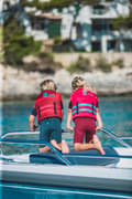 Miniatyrbild 10 av 11: Seglarväst för barn JOBE Neoprene Vest Kids 50N Hot Pink Flytväststorlek: 164 (50 - 80 kg)