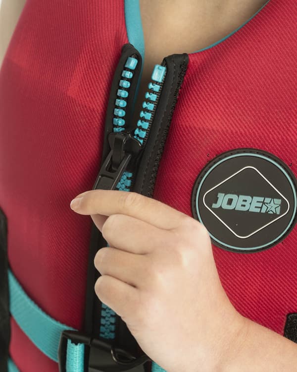 Seglarväst för barn JOBE Neoprene Vest Kids 50N Hot Pink Flytväststorlek: 176 (50 - 80 kg)