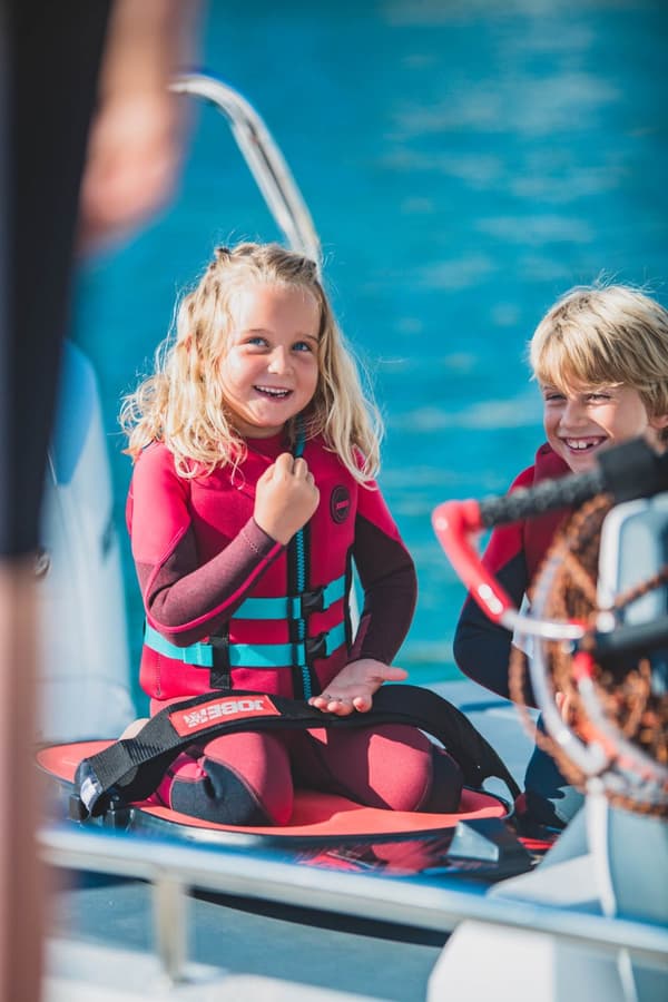 Seglarväst för barn JOBE Neoprene Vest Kids 50N Hot Pink Flytväststorlek: 176 (50 - 80 kg)