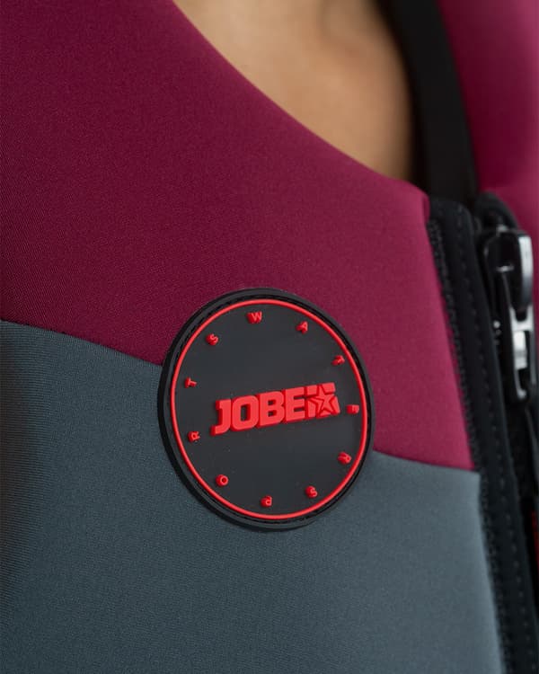 Vattensportväst JOBE Neoprene Vest Men 50N Burgundy Red Flytväststorlek: Small (54 - 62 kg)