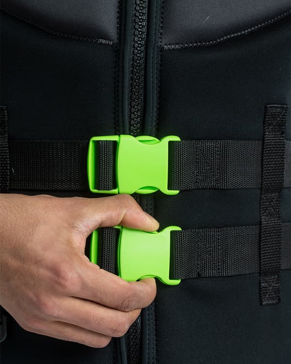 Vattensportväst JOBE Neoprene Vest Men 50N Lime Green Flytväststorlek: XXX-Large+ (105 - 115 kg)