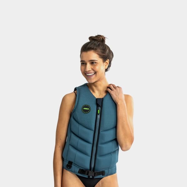 Vattensportväst JOBE Fragment Vest Women 50N Denim Blue Flytväststorlek: Large (72 - 80 kg)