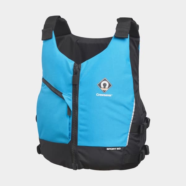 Seglarväst Crewsaver Sport 50N, blå Flytväststorlek: X-Large (&gt; 70 kg)