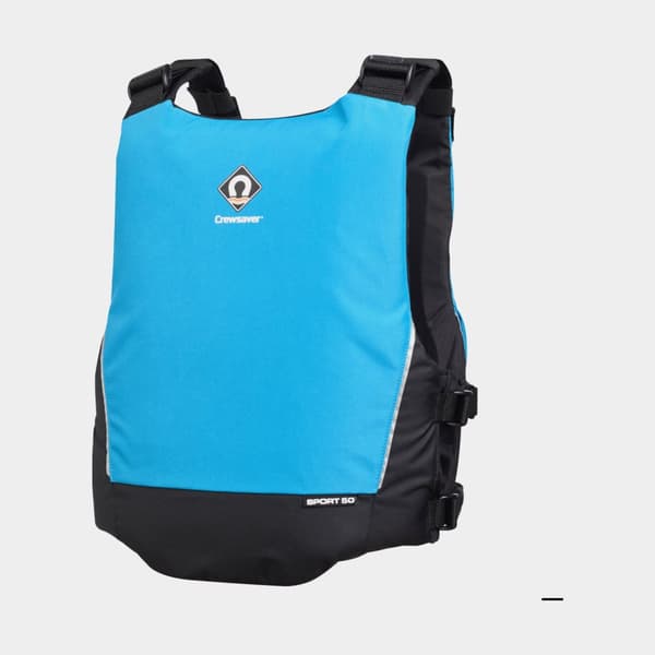 Seglarväst Crewsaver Sport 50N, blå Flytväststorlek: X-Large (&gt; 70 kg)