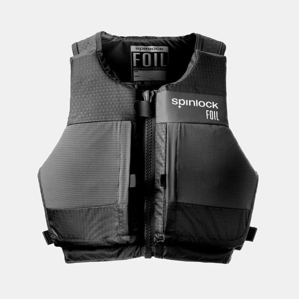 Seglarväst Spinlock Foil Black Graphite Flytväststorlek: Large (70+ kg)