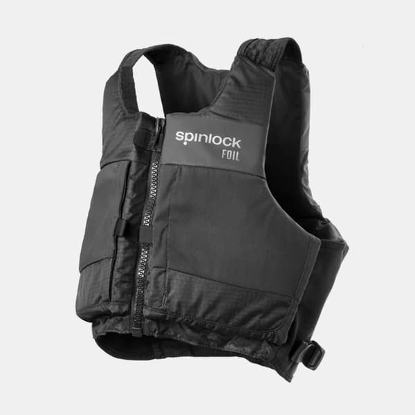 Seglarväst Spinlock Foil Black Graphite Flytväststorlek: Large (70+ kg)