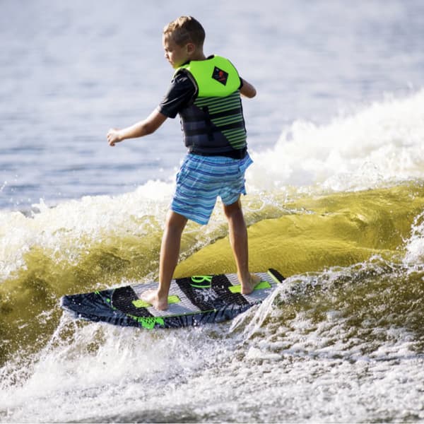 Vattensportväst för barn Ronix Vision Youth CGA 50N, grön Flytväststorlek: 25 - 40 kg