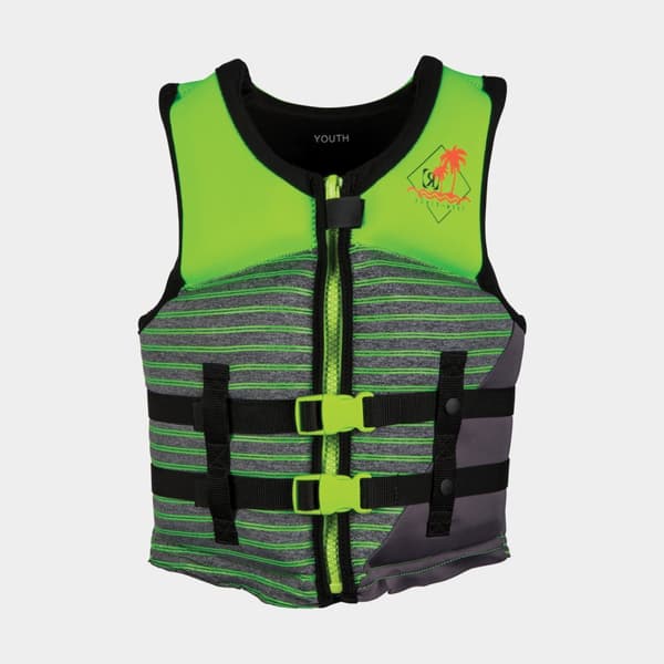 Vattensportväst för barn Ronix August Youth CGA 50N, blå/rosa Flytväststorlek: 25 - 40 kg