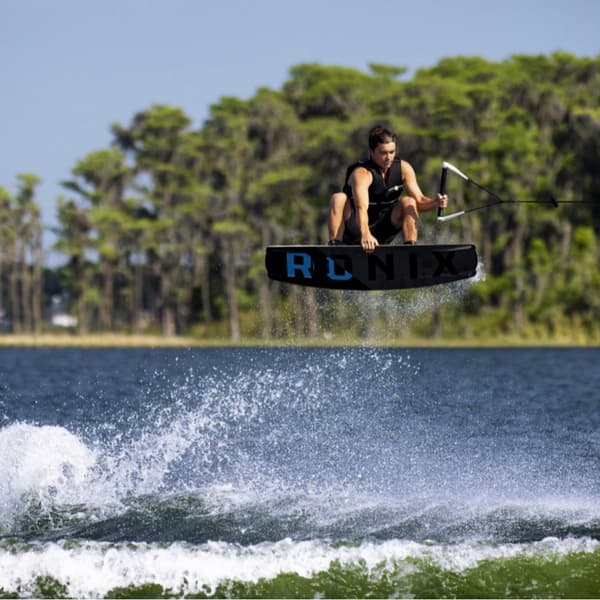 Vattensportväst Ronix Covert CGA 50N, svart Flytväststorlek: XX-Large (100 - 120 kg)