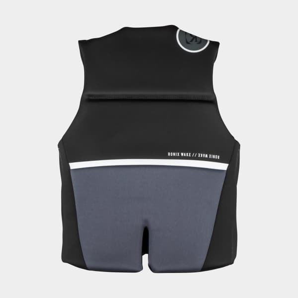 Vattensportväst Ronix Covert CGA 50N, svart Flytväststorlek: XX-Large (100 - 120 kg)