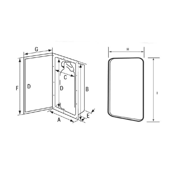 Nuova Rade Sammuttimen Säilytyskotelo Valkoinen 2 kg with Door