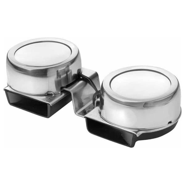 Vetus 12v 12v Inox Elektrisk Marine Horn 12v Inox Høj Lav Søvfarvet