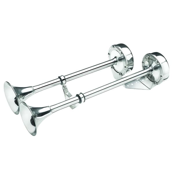 Vetus Dubbel Elektriskt Marinhorn 24v Silver