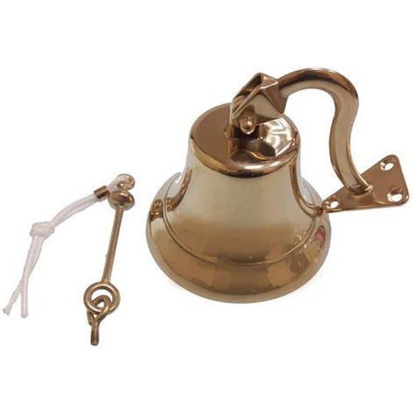 Goldenship Ship Bell Silver 100 mm