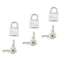 Miniatyrbillede 1 af 2: Euromarine Hængelås Sæt 30 Mm 3 Enheder