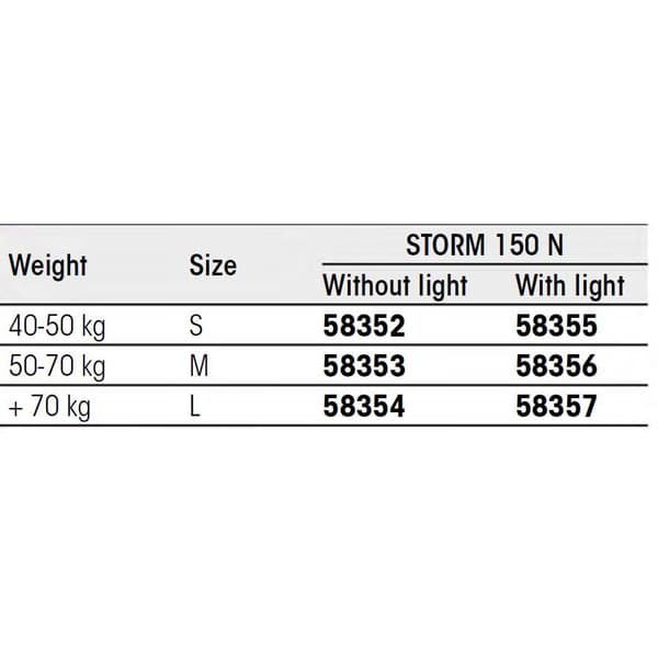 Plastimo Redningsvest Storm 3 150n Orange >70 kg