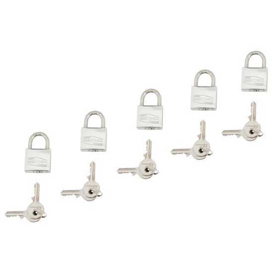Euromarine Riippulukkosarja 30 Mm 5 Yksiköitä