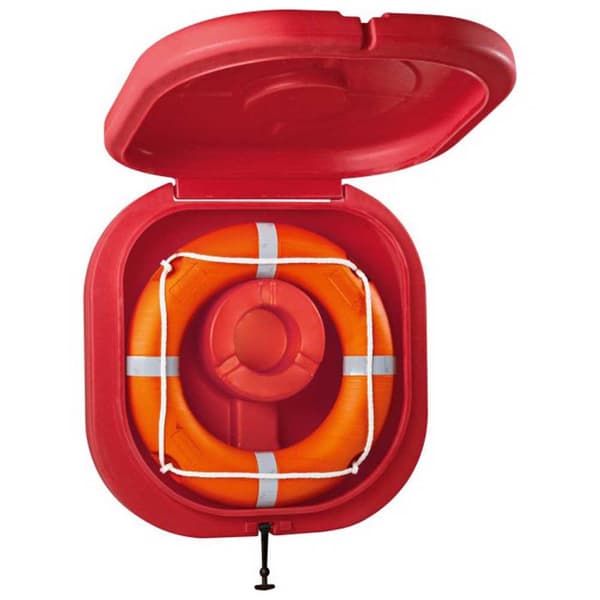 Plastimo Redningsbøje Dørboks Rød 90 x 90 x 28 cm