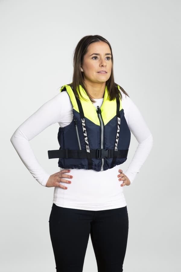 Genua Flytväst Vit/Rosa 40-50 kg S Baltic