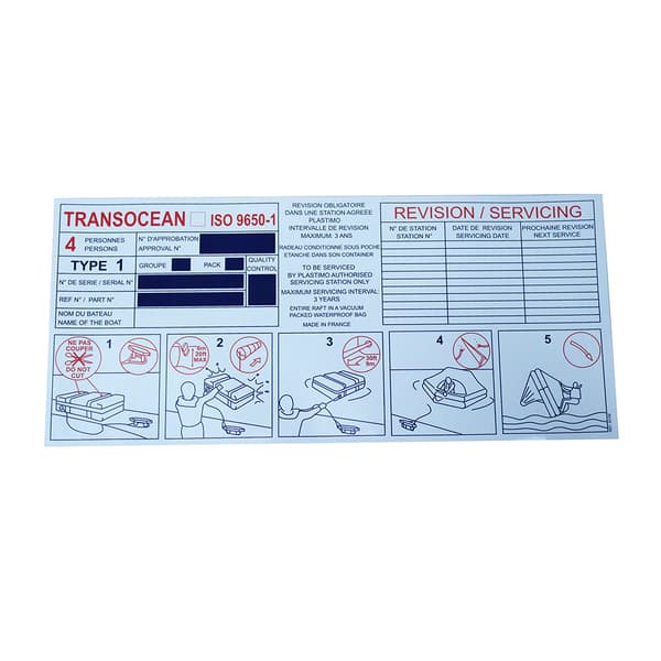 Plastimo Tag Isaf 4p Kirkas
