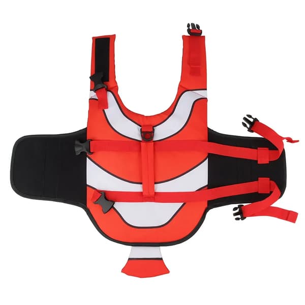 Hunde Redningsvest, Kæledyr Redningsvest, Sommerbrug,XXL, Rød