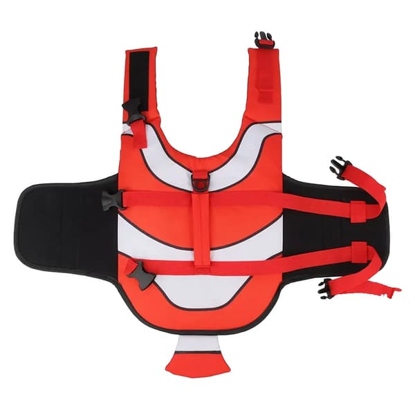 Hunde Redningsvest, Kæledyr Redningsvest, Sommerbrug,XXL, Rød