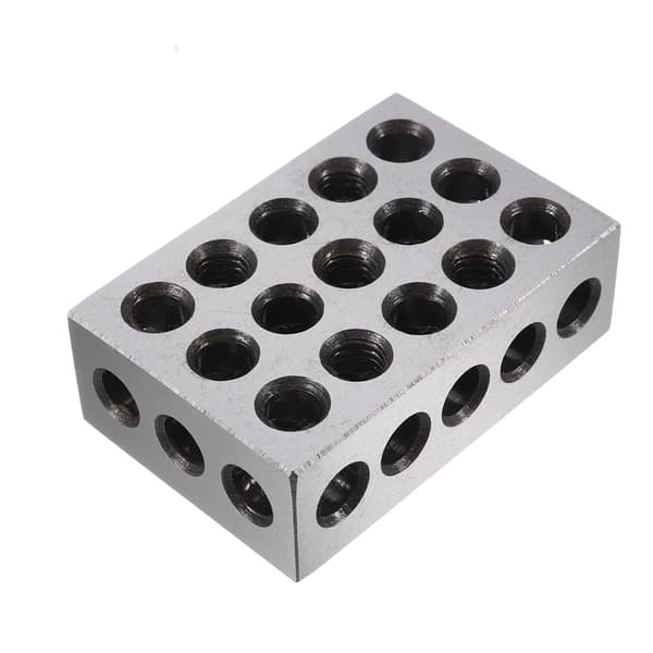 2st 25x50x75mm Block 23 Hål Parallellt spännblock Svarvverktyg Precision 0,005mm