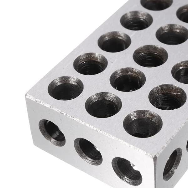 2st 25x50x75mm Block 23 Hål Parallellt spännblock Svarvverktyg Precision 0,005mm