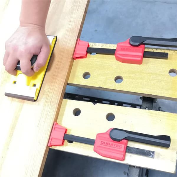 2st Träbearbetningsbord horisontellt fast klämma 70 kg kraft 20 mm skrivbordshål Snabbsäkert gör-det-själv-verktyg