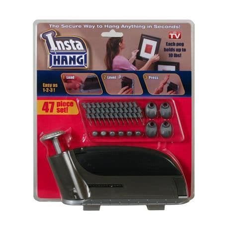 Kit 47 st Väggspikarpistol Insta Hang Hookup Express Easy