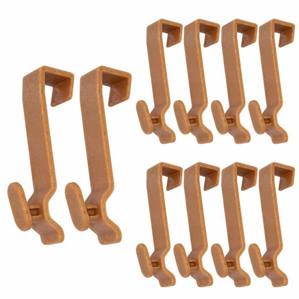 Soma - 10219-10 - Set med 10 dörrkrokar i plast 50% förnybara råvaror.