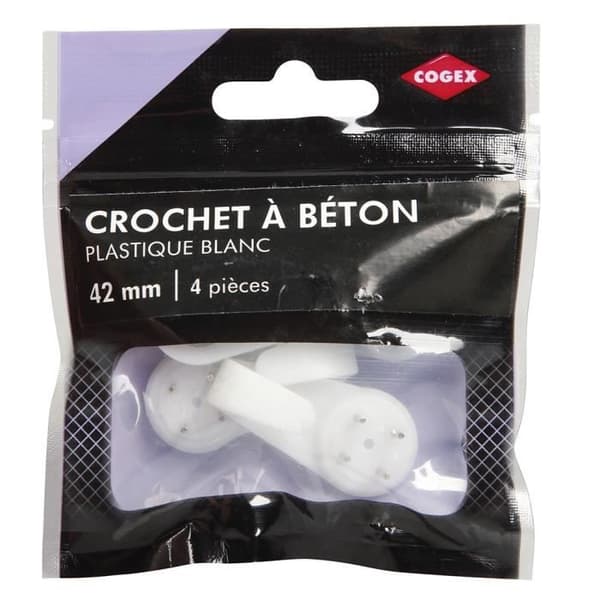 COGEX Betongkrok - 42 mm - 4 st