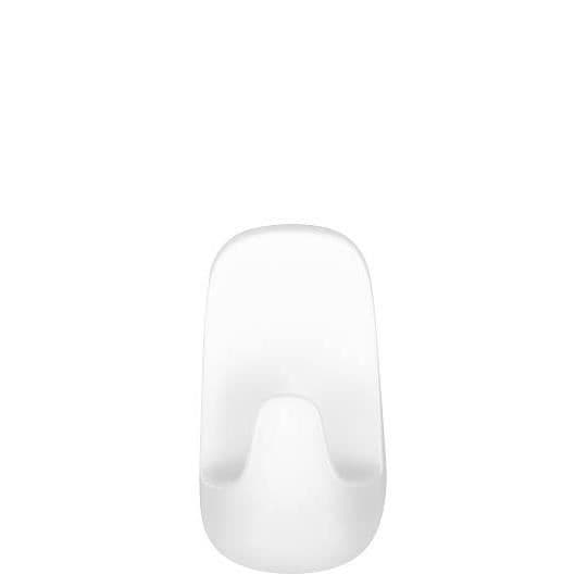 TESA 59782-00000, Interiör, Handdukskrok, Vit, Plast, Självhäftande remsa, Rektangel