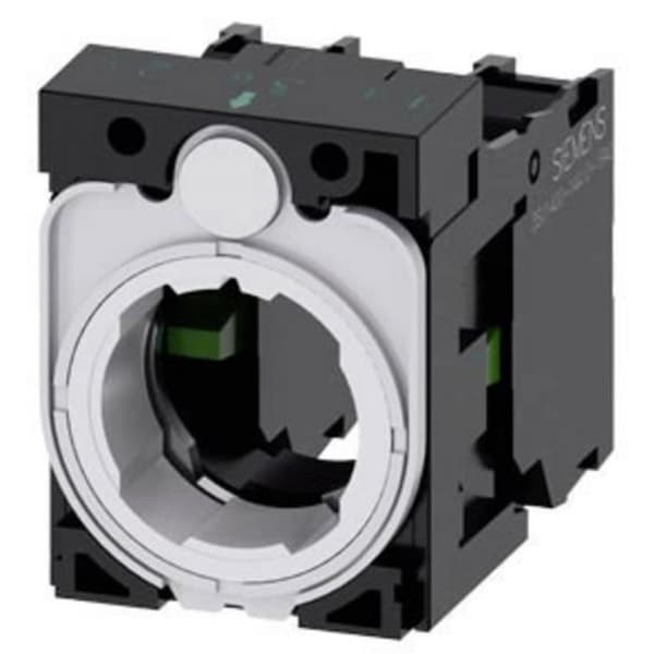 Stöd för 3 Siemens-moduler - SIEMENS - 3SU1500-1AA10-1NA0 - 10 A - 2 NO (T) - Plast