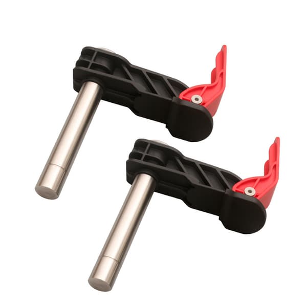 2-pack 20 mm bänkhundhållfast snabbklämmor rostfritt stål MFT bord T-spår styrskena systemklämmor
