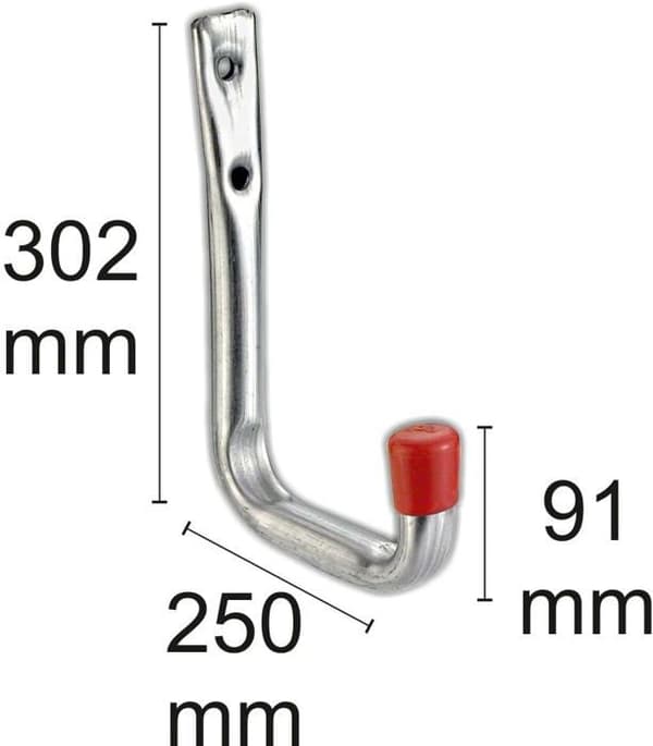 Krok - kam - hängring - Connex ögonbult - DY222001 - Väggkrok 302 x 250 x 40 x 91 mm upp till 15 kg