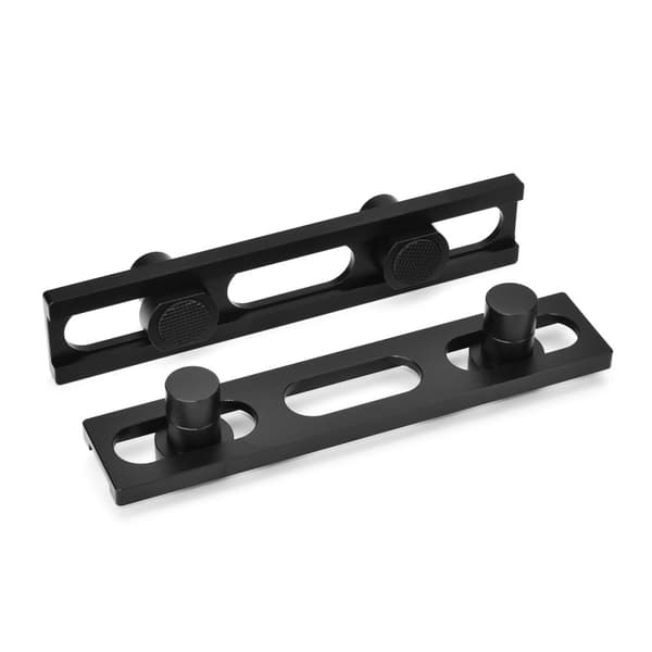 Fonson Woodworking Høvlestop med 10 stk. Hundehulsbænk Hundeklemme Desktop Tapper Arbejdsbænk Bordtilbehør - 20 mm