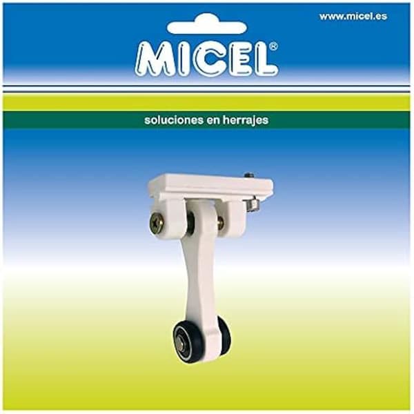 Glidremskiva - MICEL - 92585 - Nylon - Vit - 60 mm - Dubbellager