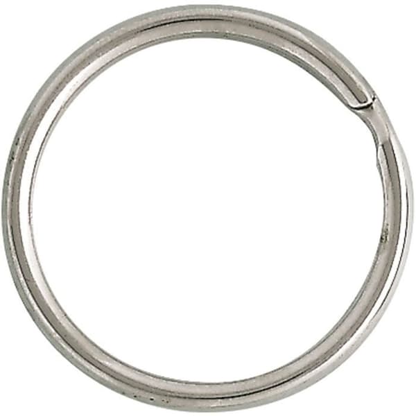 CHAPUIS - Bruten ring i förnicklat stål Øint.30mm blister 3