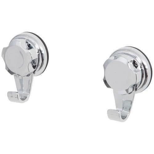 COMPACTOR 2-pack små sugkrokar - ABS