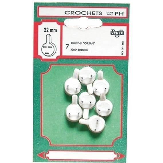 Crochet betongablar - set om 4 - 40 mm