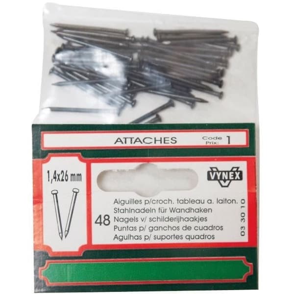 Crochet nål tavla - VYNEX - 48-pack - Stål