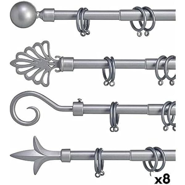 Gardinstång - PRESENTDEKOR - Standard - Strykjärn - Flerfärgad - 13x181x15 cm